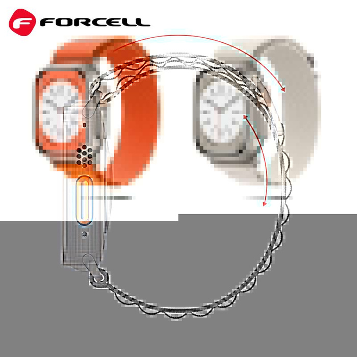 FORCELL F-DESIGN FA13 pasek do APPLE Watch 38 / 40 / 41 mm czarny
