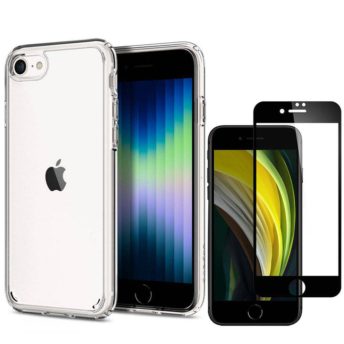 Etui iPhone 7 8 Spigen Ultra Hybrid Clear Przezroczysty Case Apple