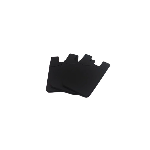 Samoprzylepne etui na karty na tył telefonu - czarne