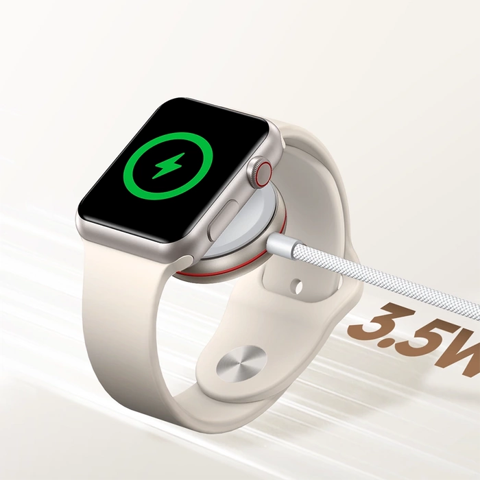 Joyroom kabel z ładowarką indukcyjną do Apple Watch 1.2m biały (S-IW011)