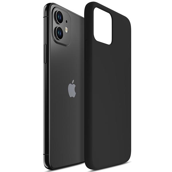 ETUI 3MK Silicone Case iPhone 11 6,1" czarny/black