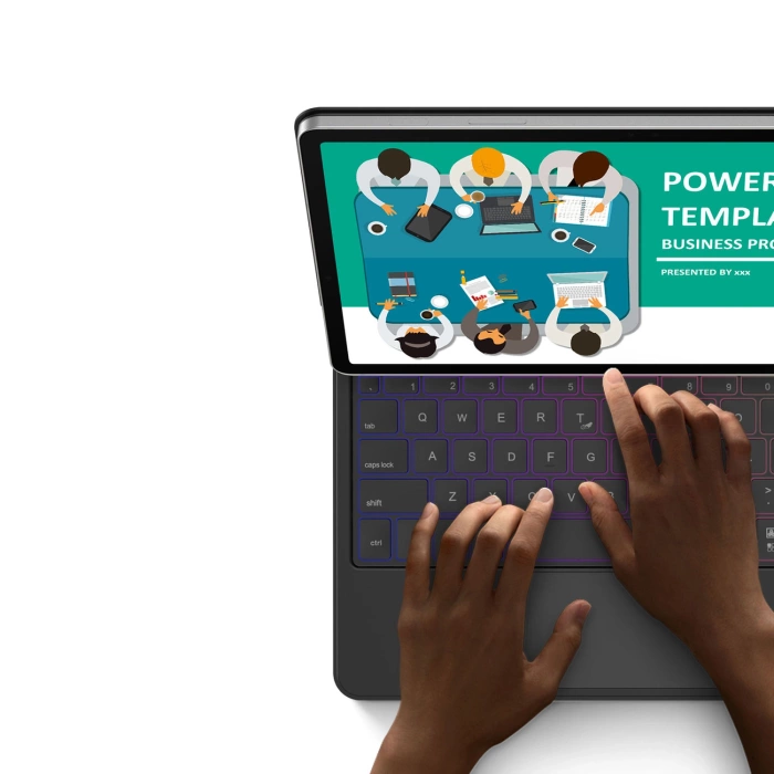 Etui Dux Ducis Keyboard (MK Series) z klawiaturą Bluetooth na Samsung Galaxy Tab S9 / S8 / S7 - czarna