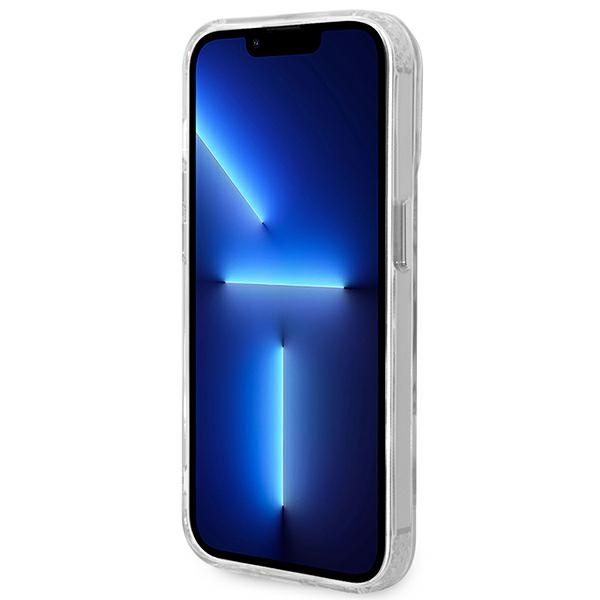 Etui GUESS Apple iPhone 14 Pro Metal Outline Magsafe Srebrny Hardcase