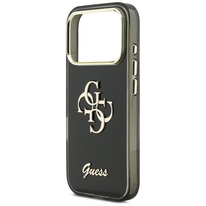 Etui Guess IML 4G Script Metal do iPhone 17 Pro czarny
