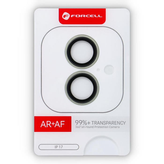 Szkło hartowane na aparat do iPhone 17 Forcell Premium jasnozielone