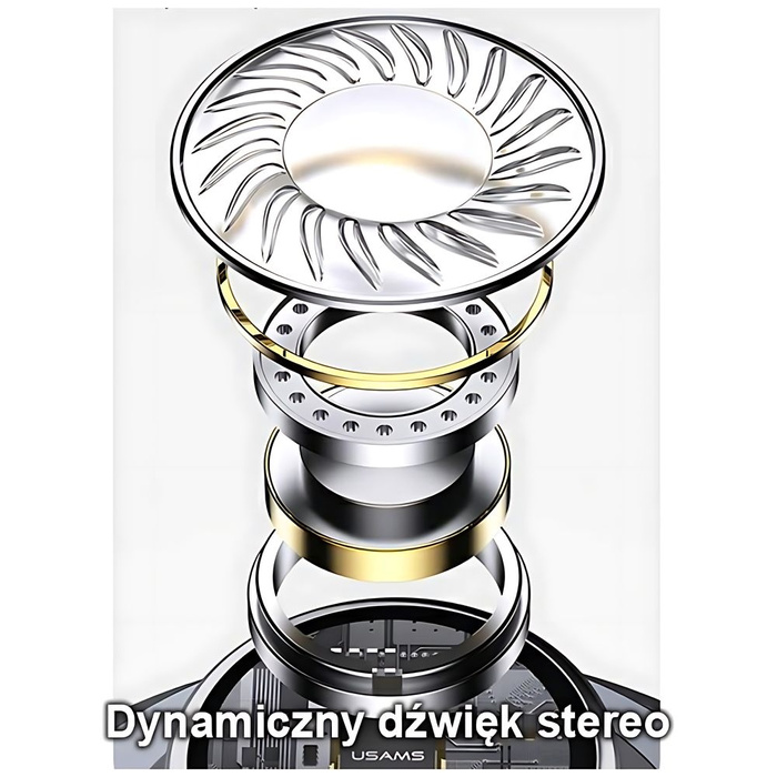 USAMS Słuchawki EP-46 jack 3,5 mm czarny/black 1,2m HSEP4601