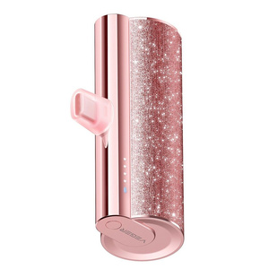 VEGER powerbank 5000 mAh z wbudowanym złączem Typ C PD QC3.0 2,4A 12W PlugOn (W0573) rózowy