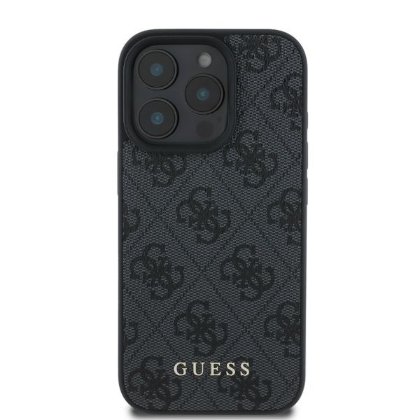 Etui Guess iPhone 16 Pro czarny/black HC PU 4G Classic
