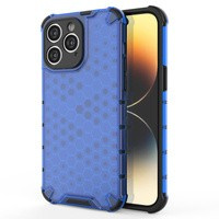 Etui Honeycomb Etui iPhone 14 Pro Max Pancerny Hybrydowy Pokrowiec Niebieskiecase