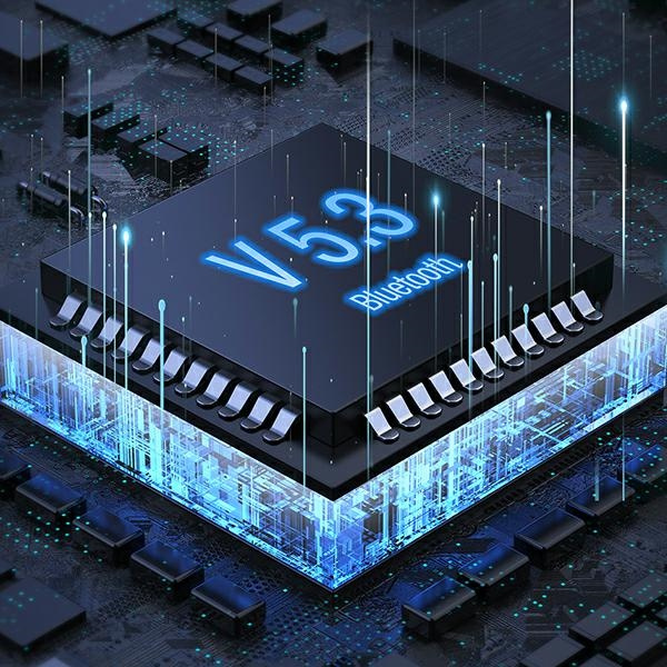 AWEI słuchawki Bluetooth 5.0 T23 TWS+ stacja dokująca gamingowe czarny/black