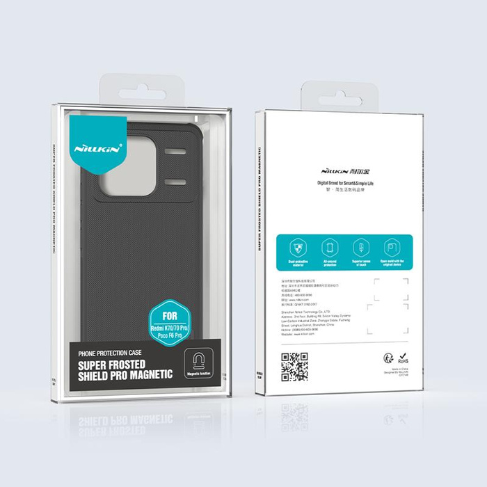 NILLKIN super frosted shield PRO MAGNETIC XIAOMI REDMI K70/K70 PRO/POCO F6 PRO, BLACK