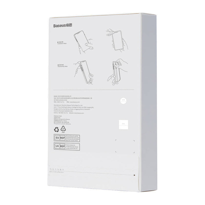 Etui Zestaw ochronny Baseus Corning przeźroczyste etui i szkło hartowane do iPhone 13 Case