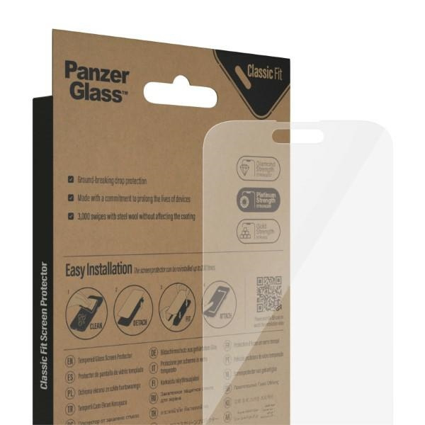 SZKŁO PanzerGlass Classic Fit iPhone 14 Pro Max 6,7" Screen Protection Antibacterial 2770