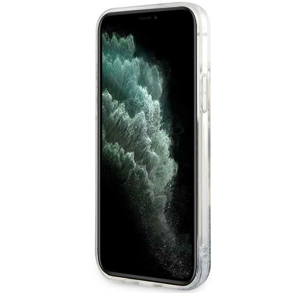 Etui Karl Lagerfeld KLHCP12MLNCHCS iPhone 12/ 12 Pro 6,1" srebrny/silver hardcase Glitter Choupette Head Case