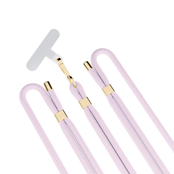 3MK EasyClip Elite Powder Pink (gold) smycz do telefonu