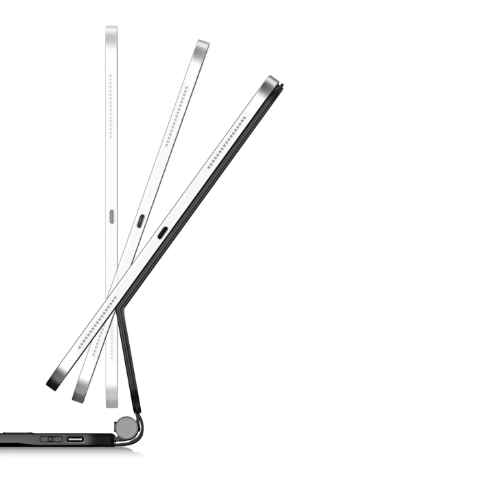 Etui Dux Ducis Keyboard (MK Series) z klawiaturą Bluetooth na iPad Pro 11" 2024 - czarna