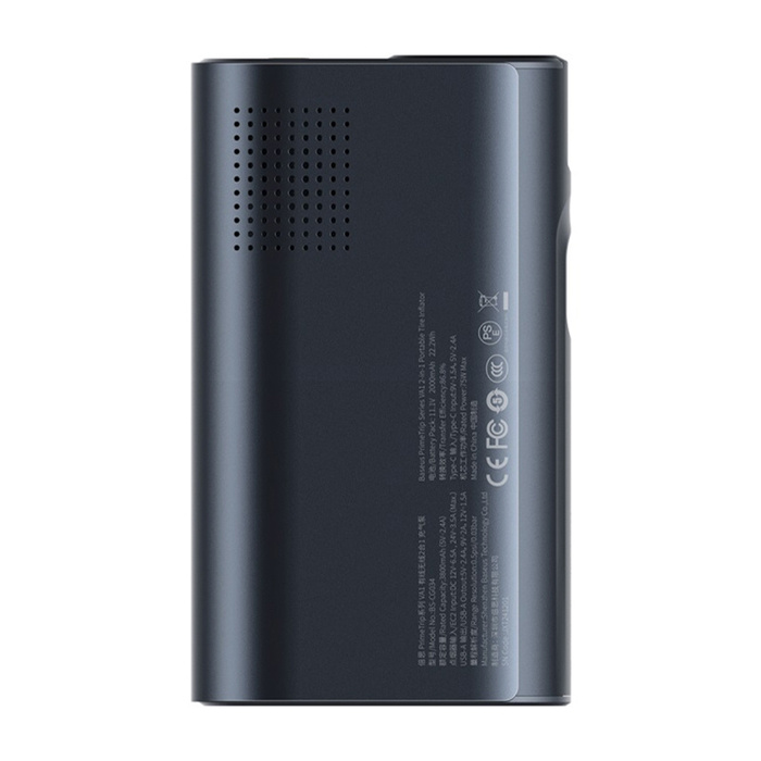 Pompka Baseus PrimeTrip VA1 2w1 z latarką czarna