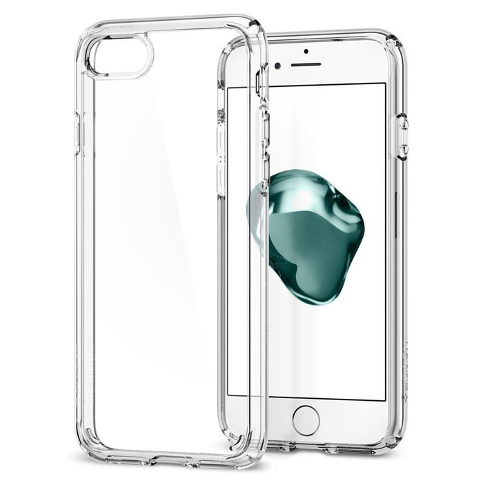 Etui iPhone 7 8 Spigen Ultra Hybrid Clear Przezroczysty Case Apple