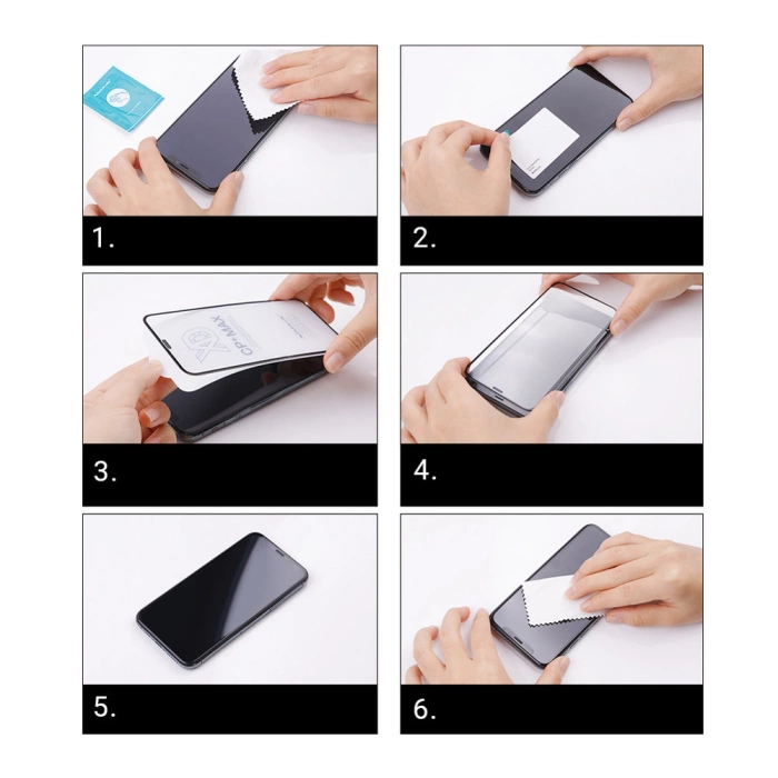 Szkło Hartowane Nillkin CP+PRO ultracienkie szkło hartowane na cały ekran z ramką 0,2 mm 9H iPhone 13 mini czarny