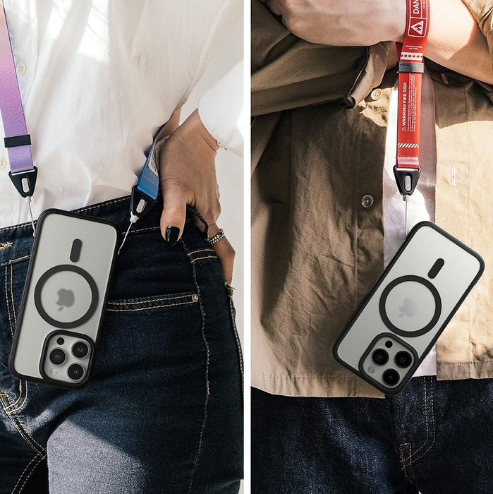 Etui Ringke Fusion Bold Magnetic Magsafe iPhone 15 Pro Max Matte Black Case