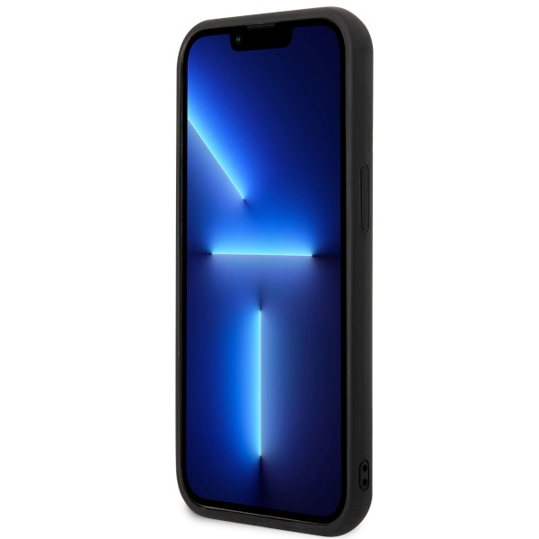 Etui Karl Lagerfeld KLHCP14M3DRKINK iPhone 14 Plus 6.7" czarny/black hardcase Rubber Ikonik 3D Case