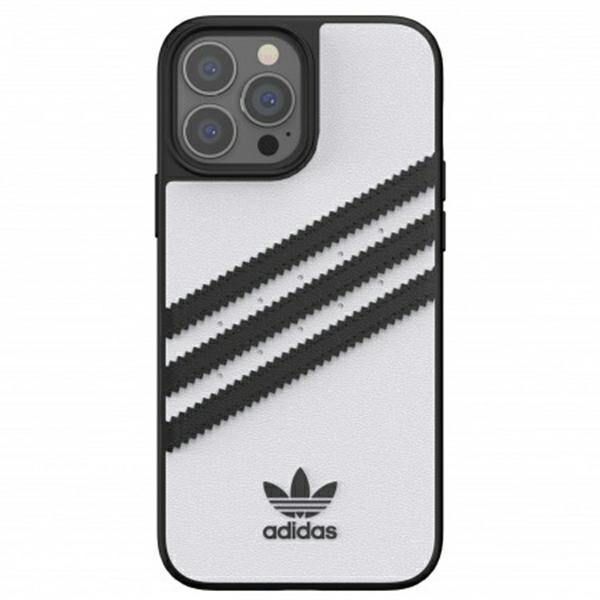 Etui Adidas OR Moulded PU iPhone 13 Pro Max 6,7" biały/white 47143