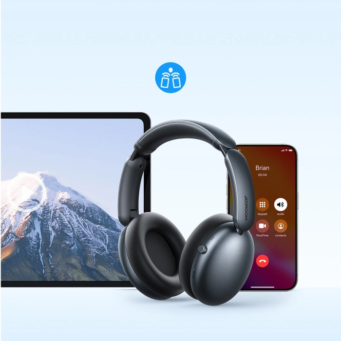 Słuchawki bezprzewodowe Joyroom J-Head Series JR-JH1 z ANC Bluetooth - czarne