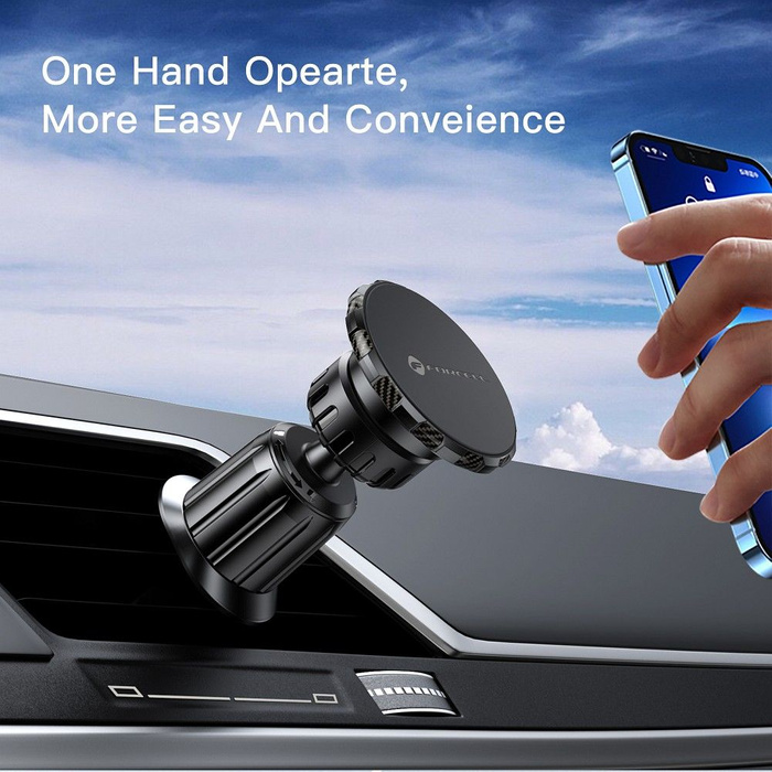 FORCELL F-Grip Excelence uchwyt samochodowy do szyby/deski/kratki magnetyczny czarny