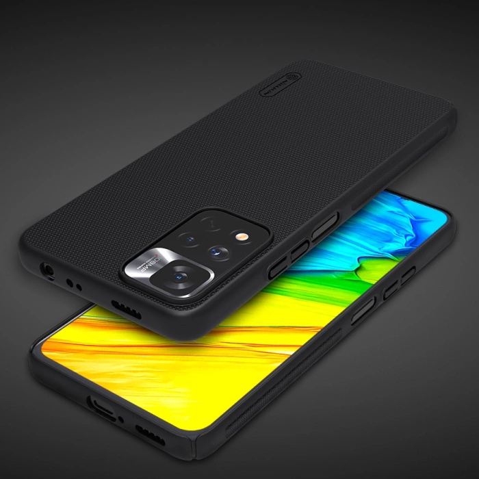 Nillkin Super Frosted Shield Pro wytrzymałe etui pokrowiec Xiaomi Redmi Note 11 Pro+ 5G czarny