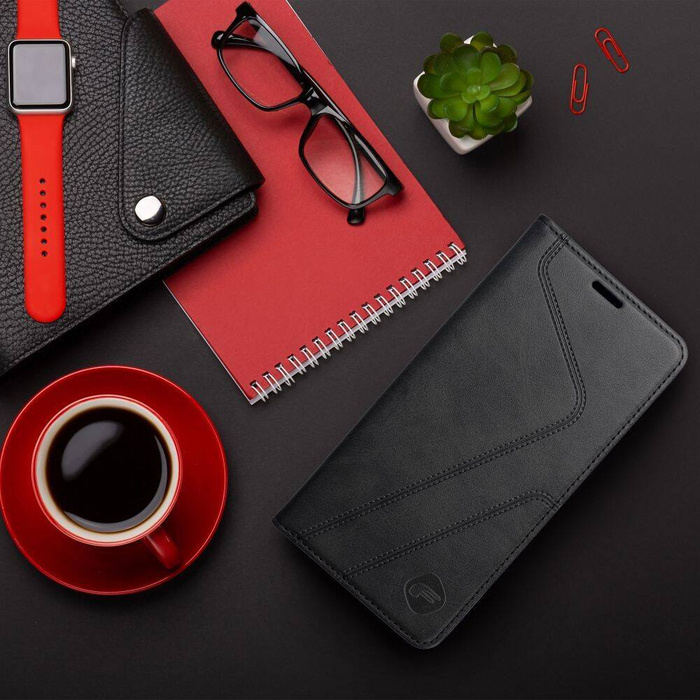 FORCELL F-PROTECT RFID Blocker Book kabura do SAMSUNG S23 FE czarny