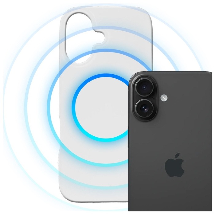 Etui 3MK Hardy MagSilicone do Apple      iPhone 16 biały