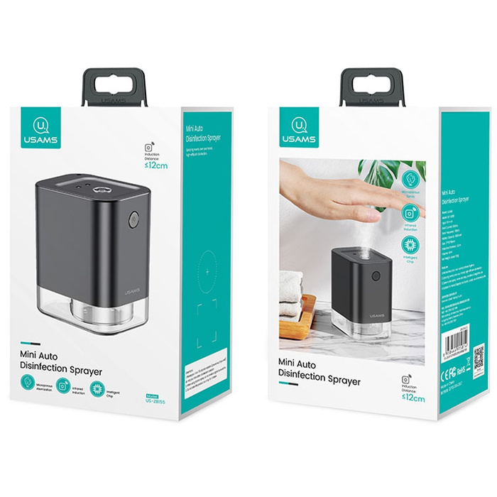 Automatyczny Dozownik Bezdotykowy USAMS Mini Sprayer Czarny