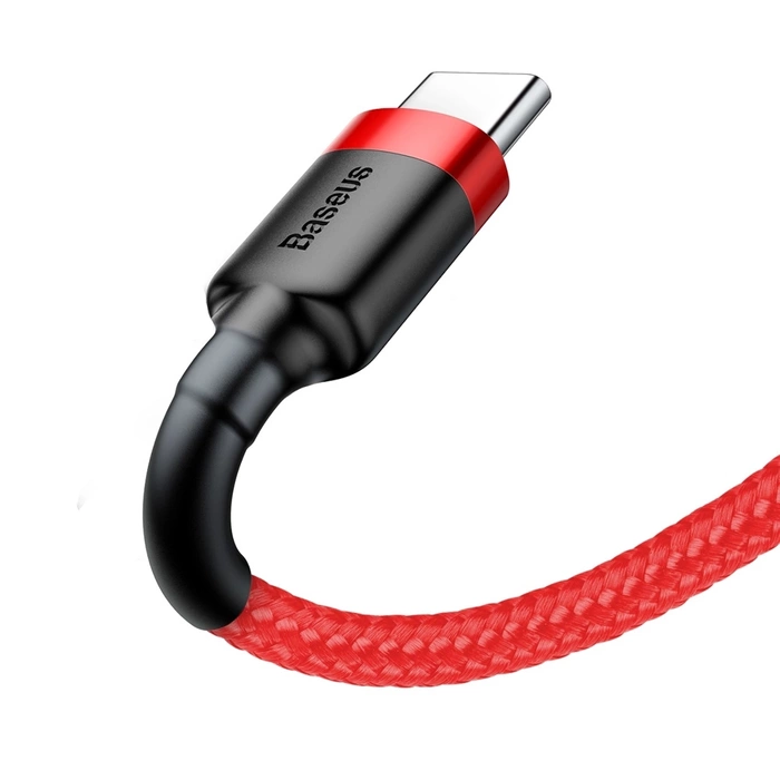 Kabel Baseus Cafule USB-A / USB-C QC 3.0 3A 1 m - czerwony