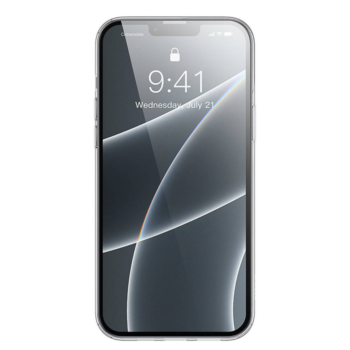 Baseus Simple Series Case przezroczyste żelowe etui iPhone 13 Pro Max przezroczysty (ARAJ000202)