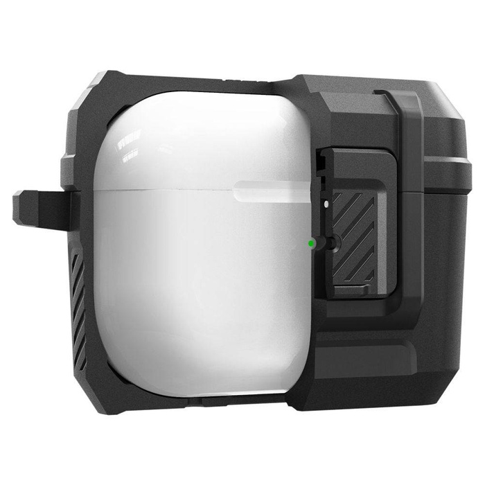 ETUI SPIGEN LOCK FIT AIRPODS PRO 1 / 2 MATTE BLACK