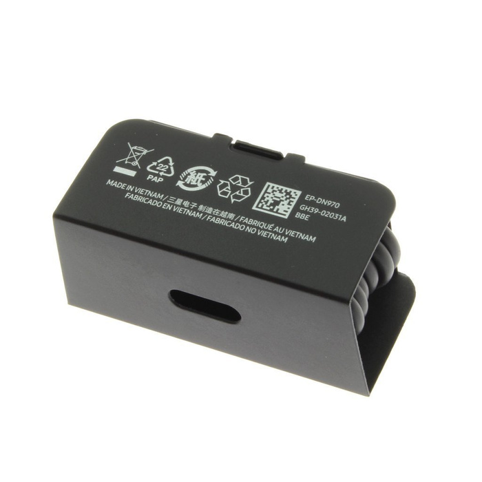 Kabel Samsung USB-C - USB-C 1m EP-DN970 5A GALAXY Note 10 20 Oryginany Czarny