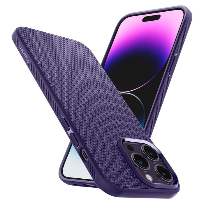 Etui Spigen Liquid Air iPhone 14 Pro Deep Purple Case