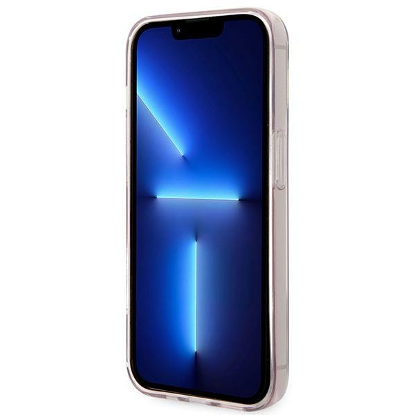 Etui KARL LAGERFELD Apple iPhone 14 Pro Max Transparent Choupette Body Różowy Hardcase