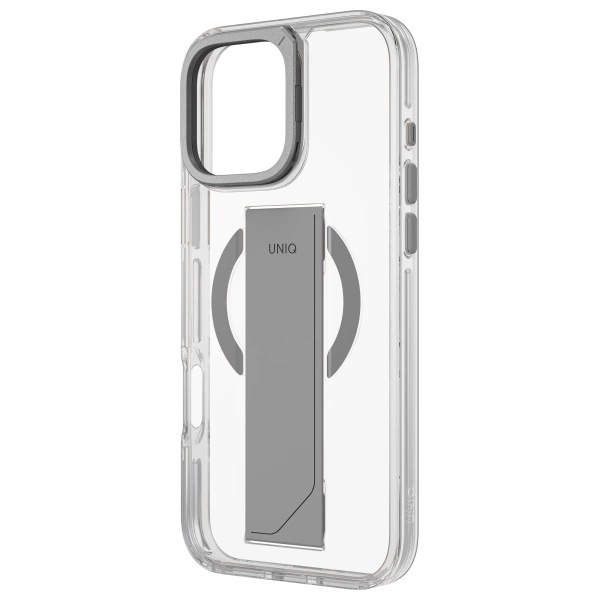 Etui UNIQ Heldro Max iPhone 16 Pro 6.3" Magclick Charging przezroczysty/clear lucent