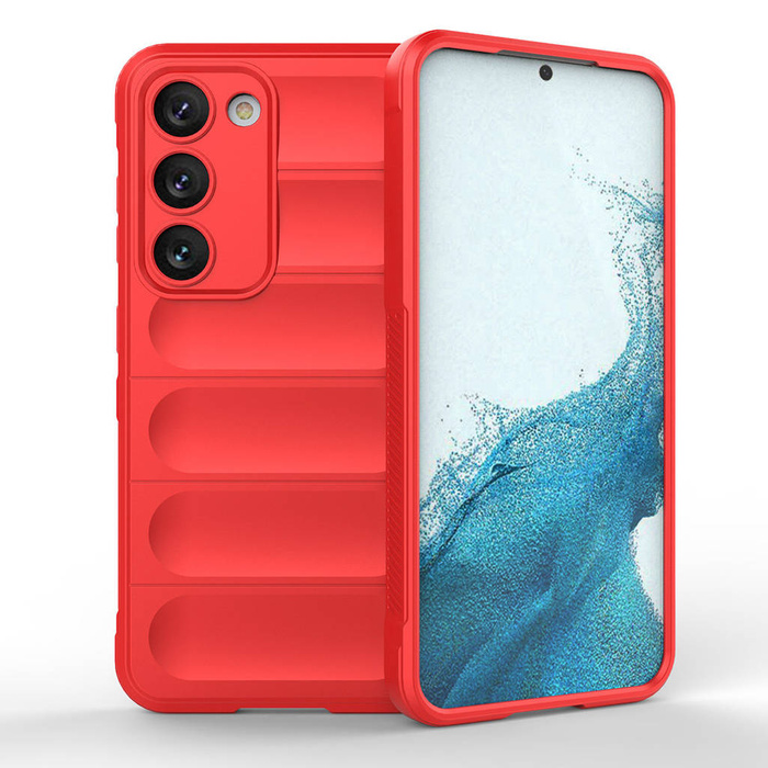 Etui Magic Shield Case etui do Samsung Galaxy S23+ elastyczny pancerny pokrowiec czerwone Case