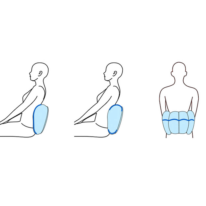 Poduszka samochodowa na zagłówek Baseus ComfortRide CNTZ000013 szara