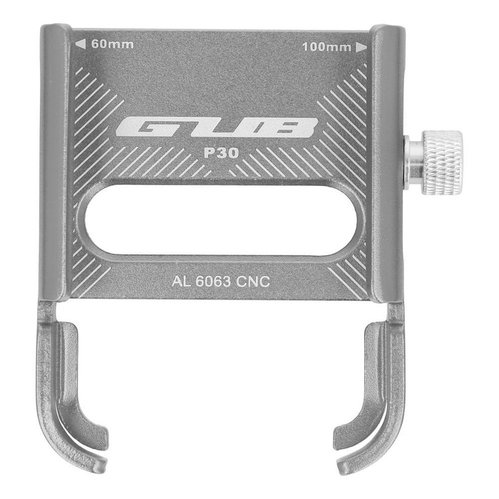 GUB uchwyt rowerowy na kierownicę P30 Aluminium srebrny