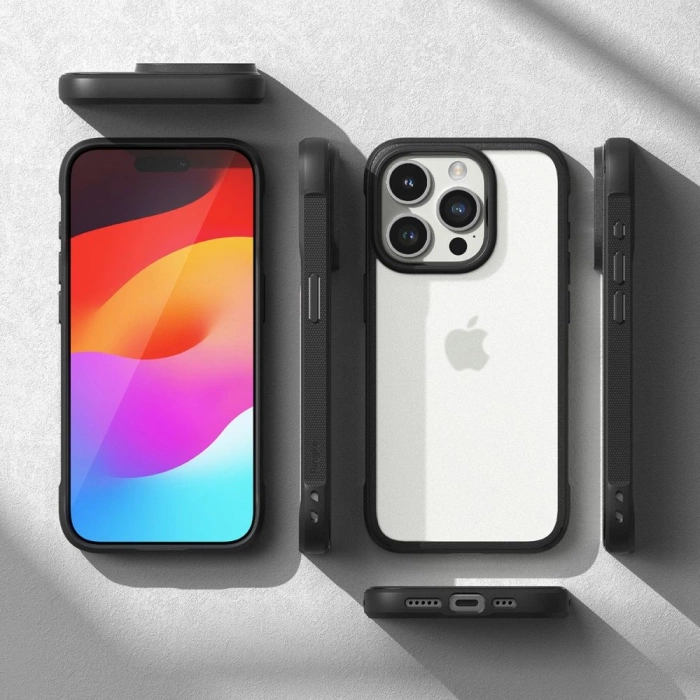 Etui Ringke Fusion Bold iPhone 15 Pro Max Matte Black Case