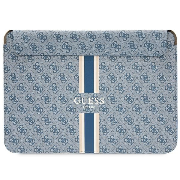 Guess Sleeve GUCS16P4RPSB 16" niebieski/ blue 4G Printed Stripes