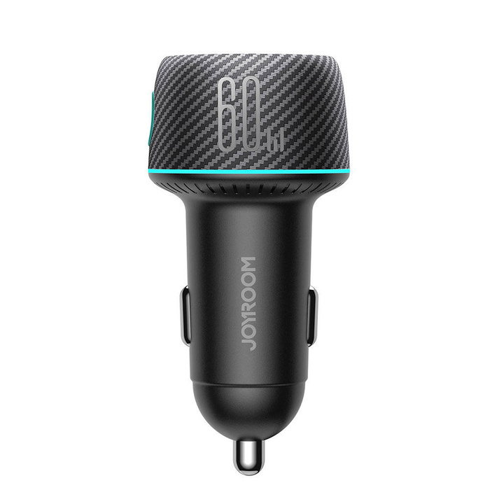 Ładowarka samochodowa 60W USB-C USB-A Joyroom JR-CCN01 | czarna