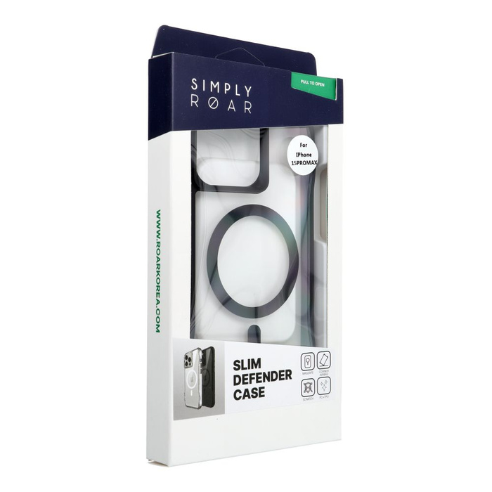 ROAR futerał SLIM DEFENDER kompatybilny z MagSafe do IPHONE 15 Pro Max czarny