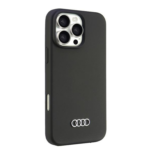 Audi Silicone Case iPhone 16 Pro Max6.9" czarny/black hardcase AU-LSRIP16PM-Q3/D1-BK