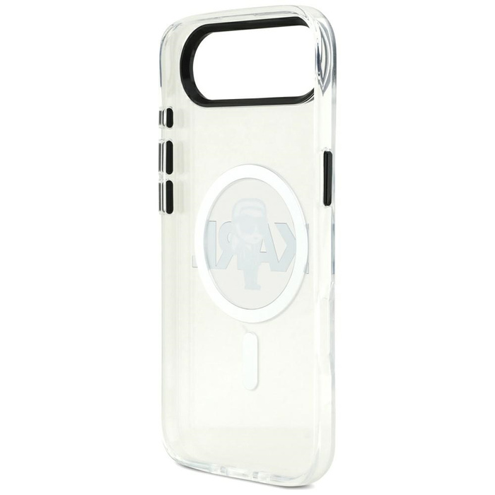 Etui Karl Lagerfeld IML Karl Sketch Logo MagSafe do iPhone 17 Air przezroczysty