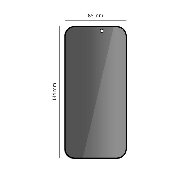 SZKŁO PRYWATYZUJĄCE TECH-PROTECT IPHONE 15 / 16 QUICK SET SPY+ 2-PACK  PRIVACY
