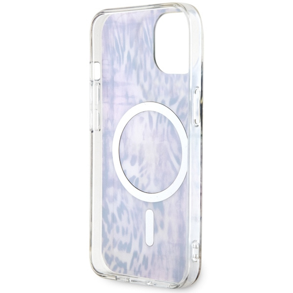 Etui Guess GUHMP14SHLEOPWP iPhone 14 6.1" różowy/pink hardcase Leopard MagSafe Case
